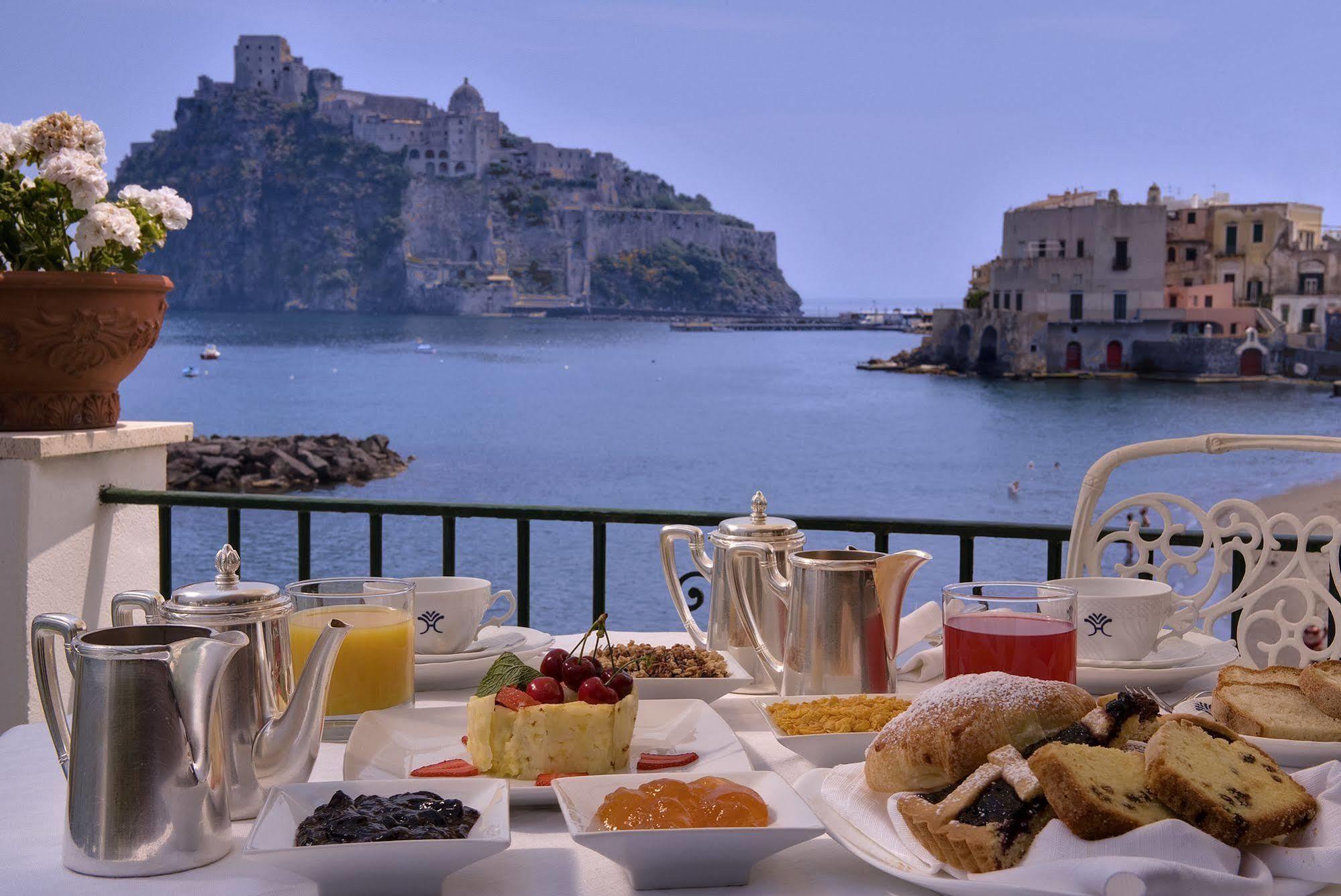 Miramare E Castello Hotel Ischia Restoran foto